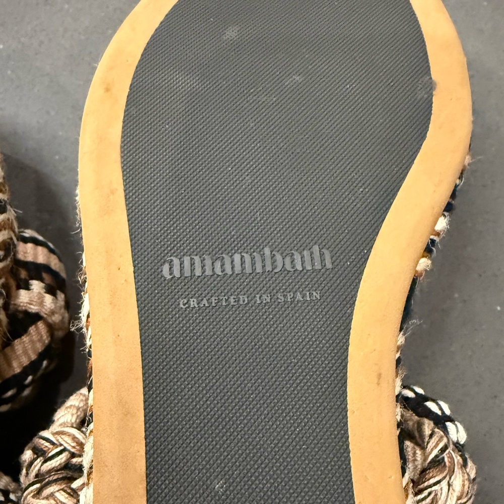 AMAMBAIH Maria Flatform Sandal in Sand Size 37 US 7 - Picture 6 of 15